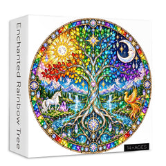 Enchanted Rainbow Tree Jigsaw Puzzle 1000 Pieces