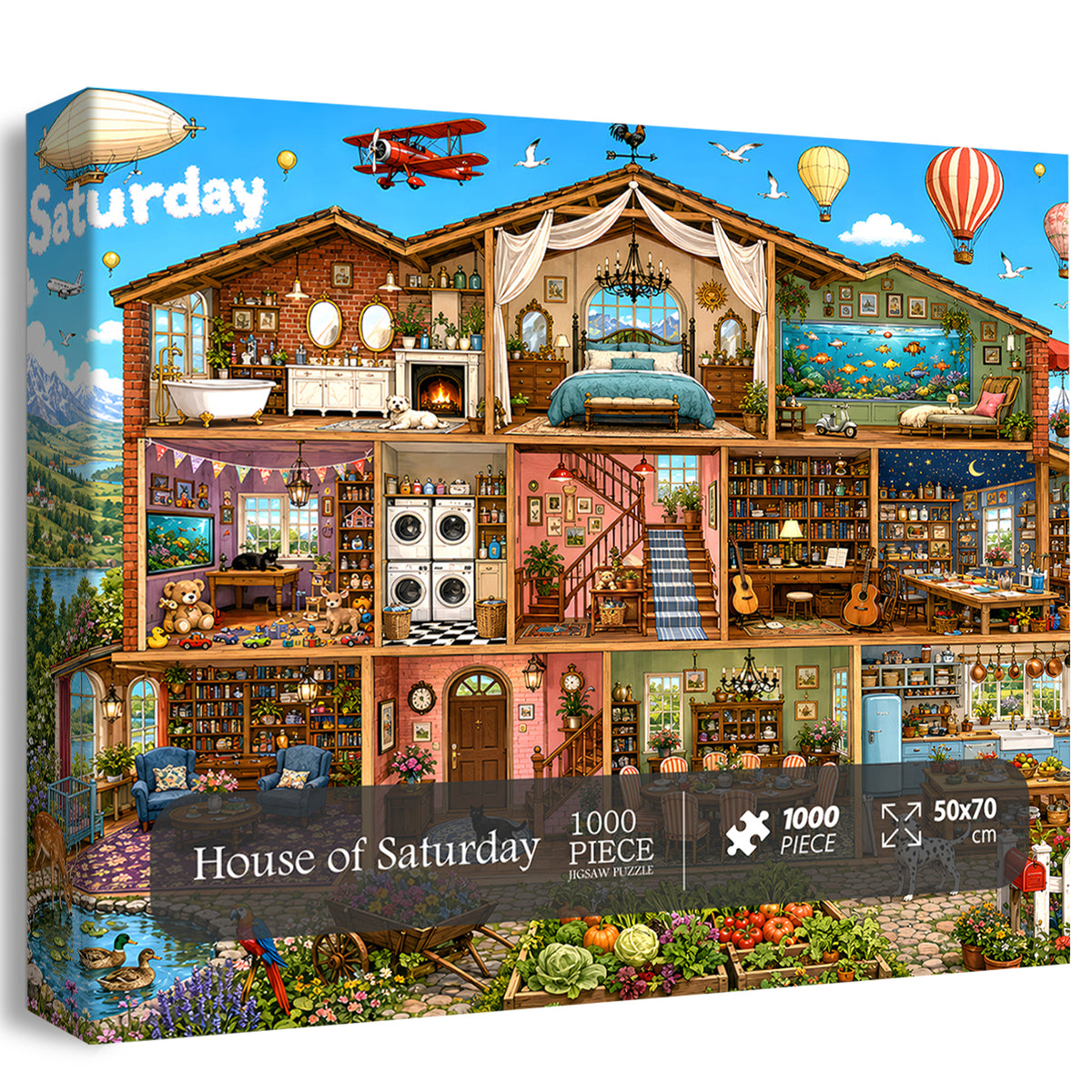 House of Saturday Jigsaw Puzzle 1000 Pieces