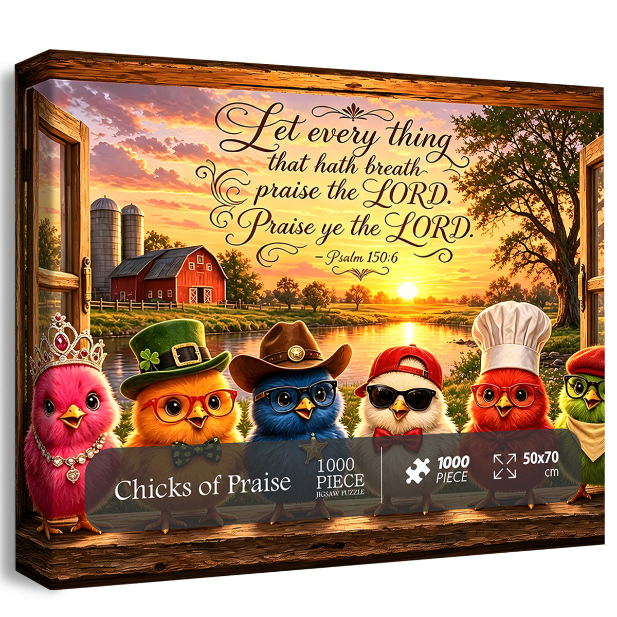 Chicks of Praise Jigsaw Puzzle 1000 Pieces