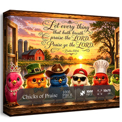 Chicks of Praise Jigsaw Puzzle 1000 Pieces