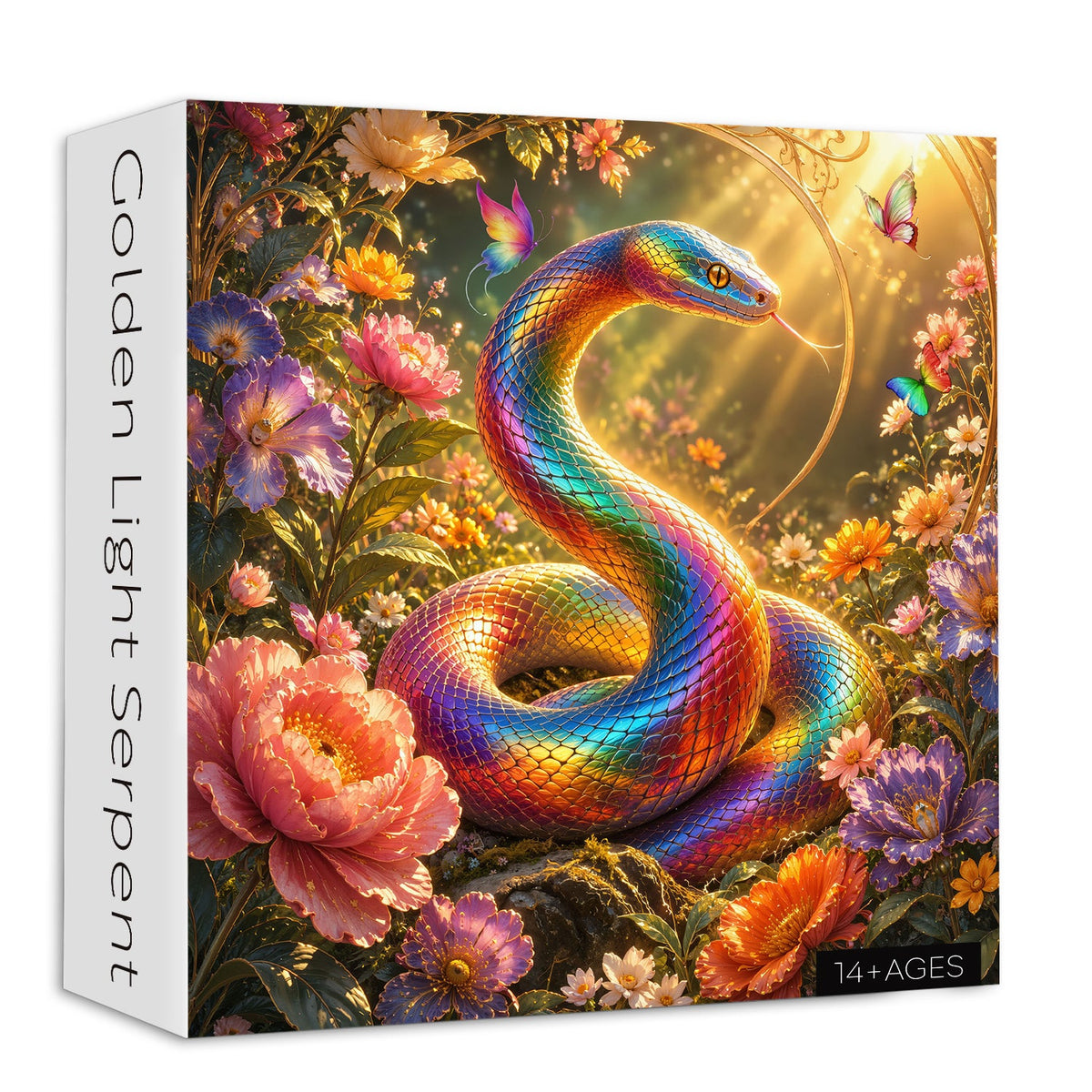 Golden Light Serpent Jigsaw Puzzle 1000 Pieces