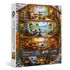 Four Seasons Cottage Jigsaw Puzzle 1000 Pieces