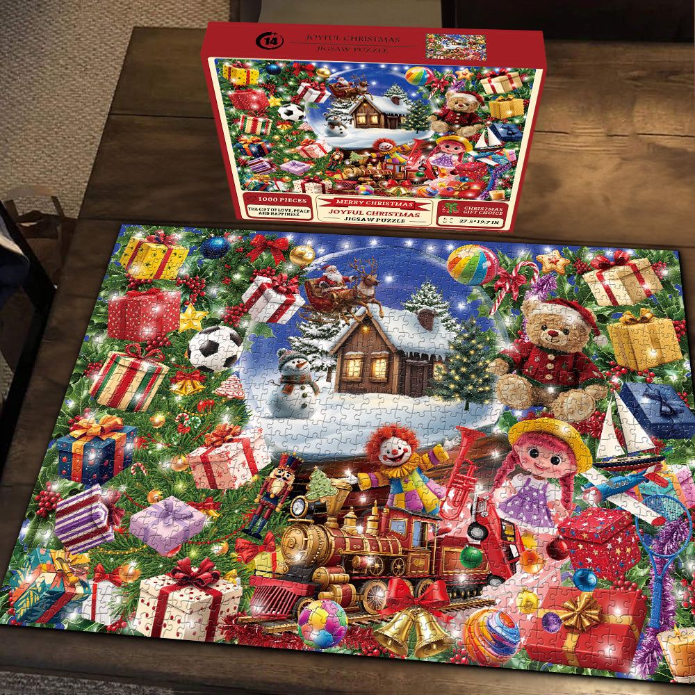 Joyful Christmas Jigsaw Puzzles 1000 Pieces