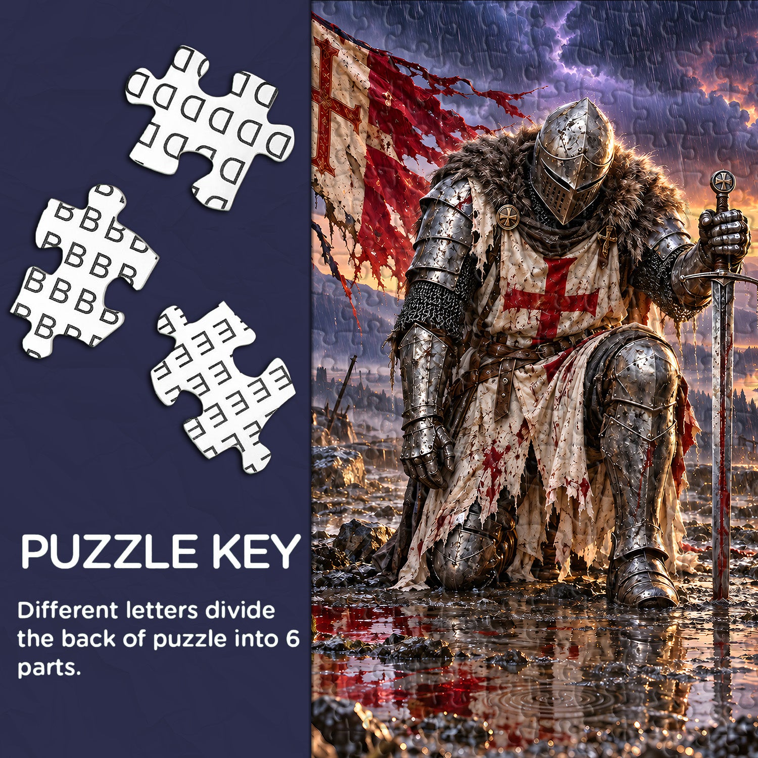 Knight’s Vigil Jigsaw Puzzle 1000 Pieces