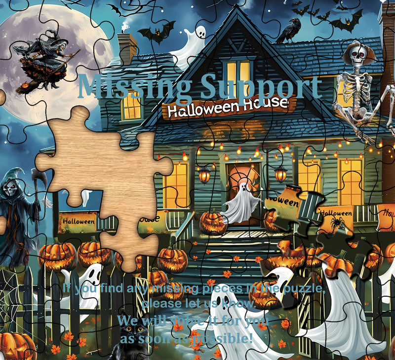 Halloween Haunted House Jigsaw Puzzle 1000 Pieces