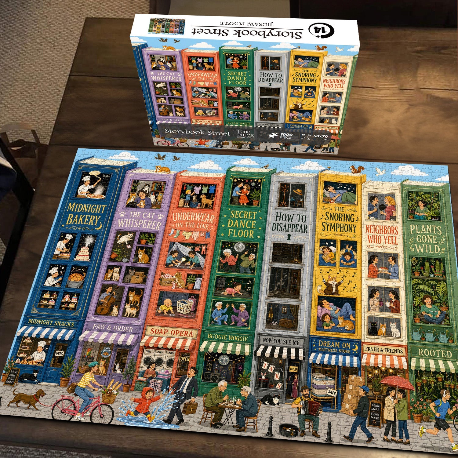 Storybook Street Jigsaw Puzzle 1000 Pieces