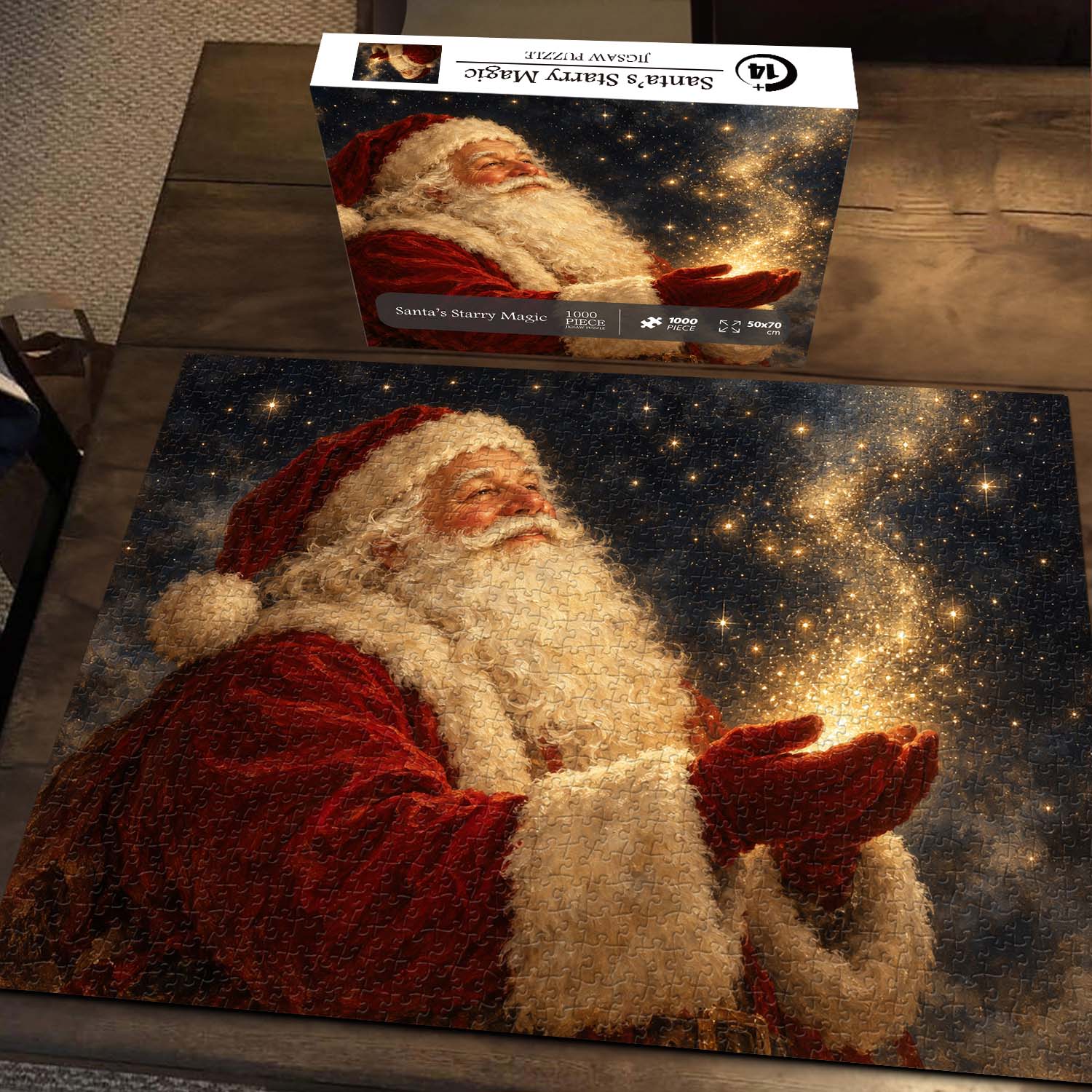 Santa’s Starry Magic Jigsaw Puzzle 1000 Pieces