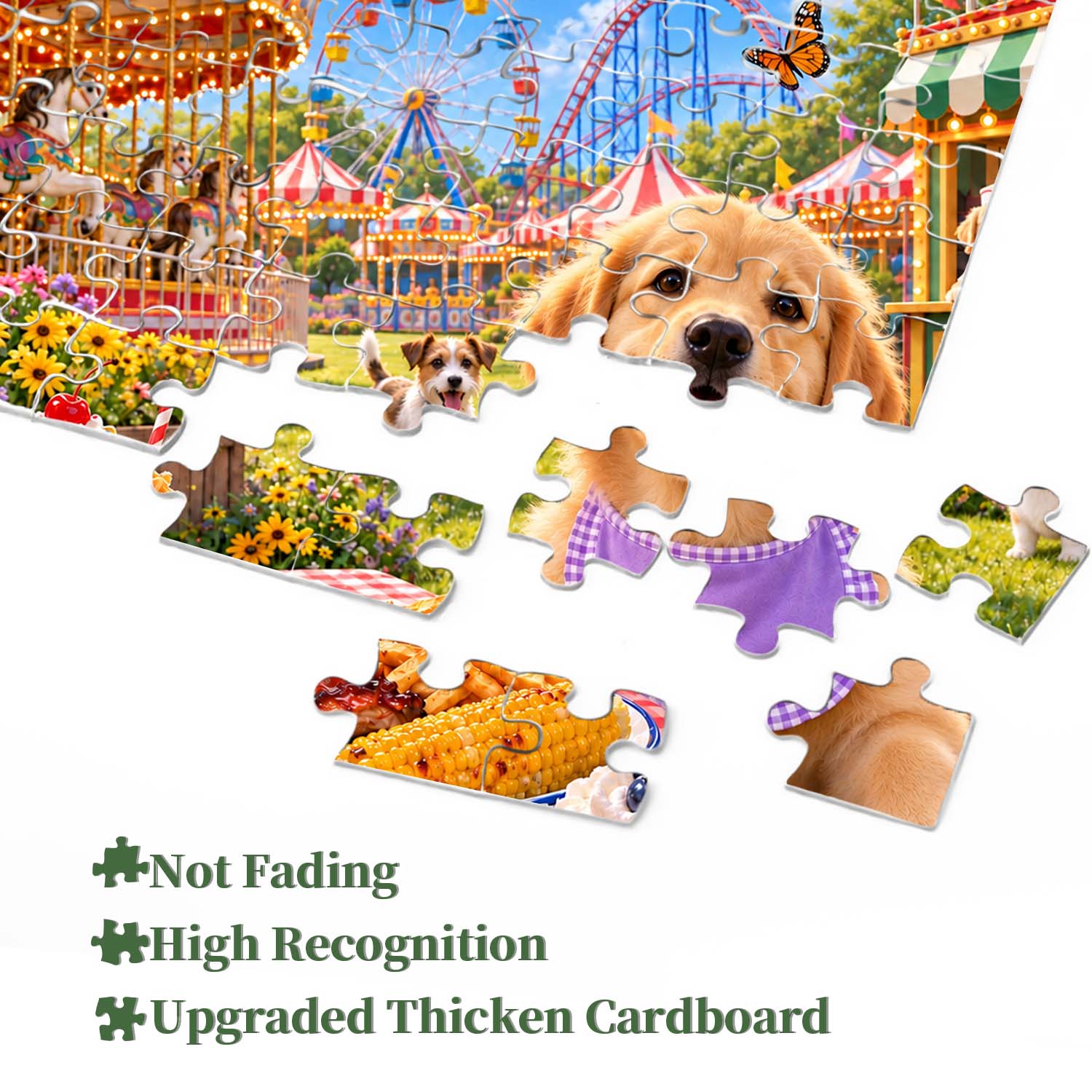 Carnival Pup Picnic Jigsaw Puzzle 1000 Pieces