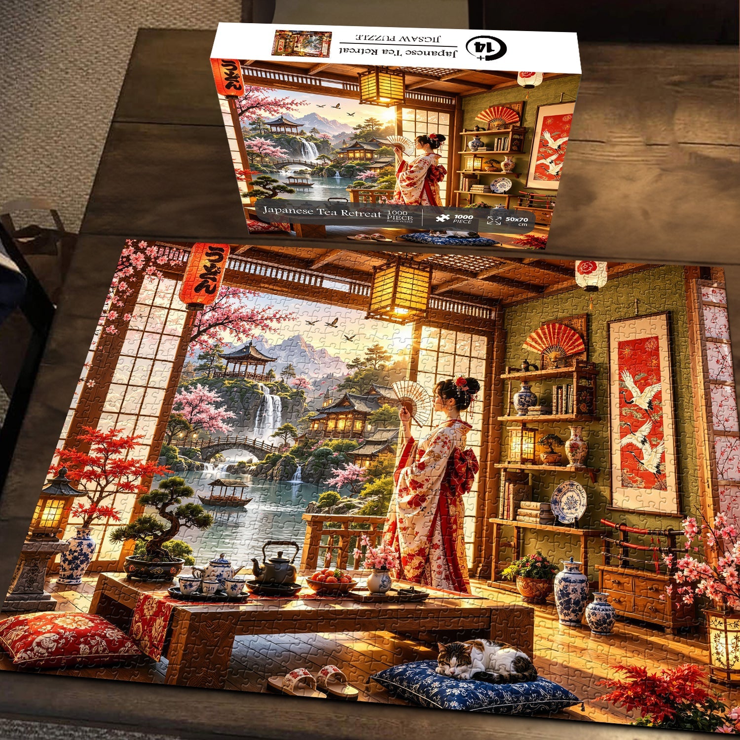 Japanese Tea Retreat Jigsaw Puzzle 1000 Pieces