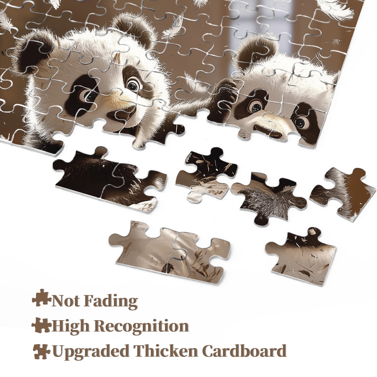 Joyful Panda Prank Jigsaw Puzzle 1000 Pieces