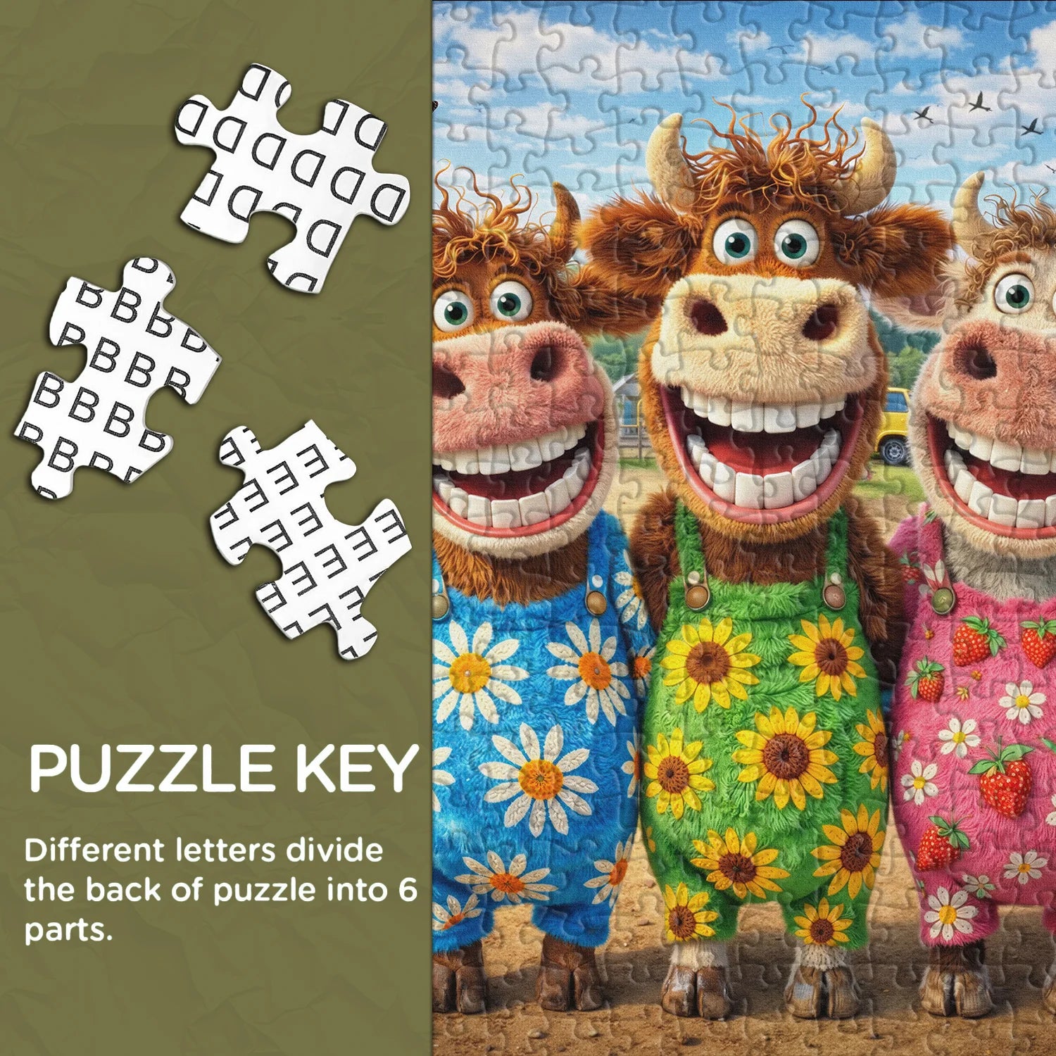 Puzzle Happy Farm Friends da 1000 pezzi