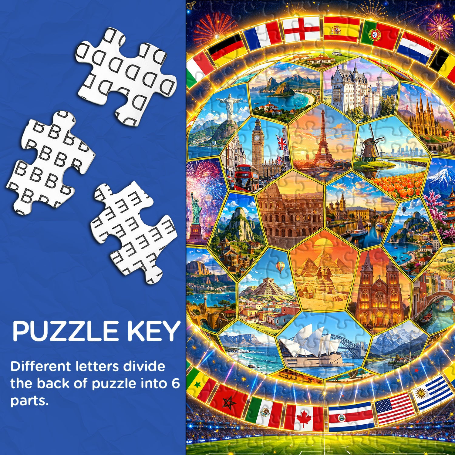 World of Football Jigsaw Puzzle 1000 Pieces