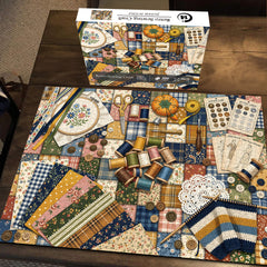 Retro Sewing Craft Jigsaw Puzzle 1000 Pieces