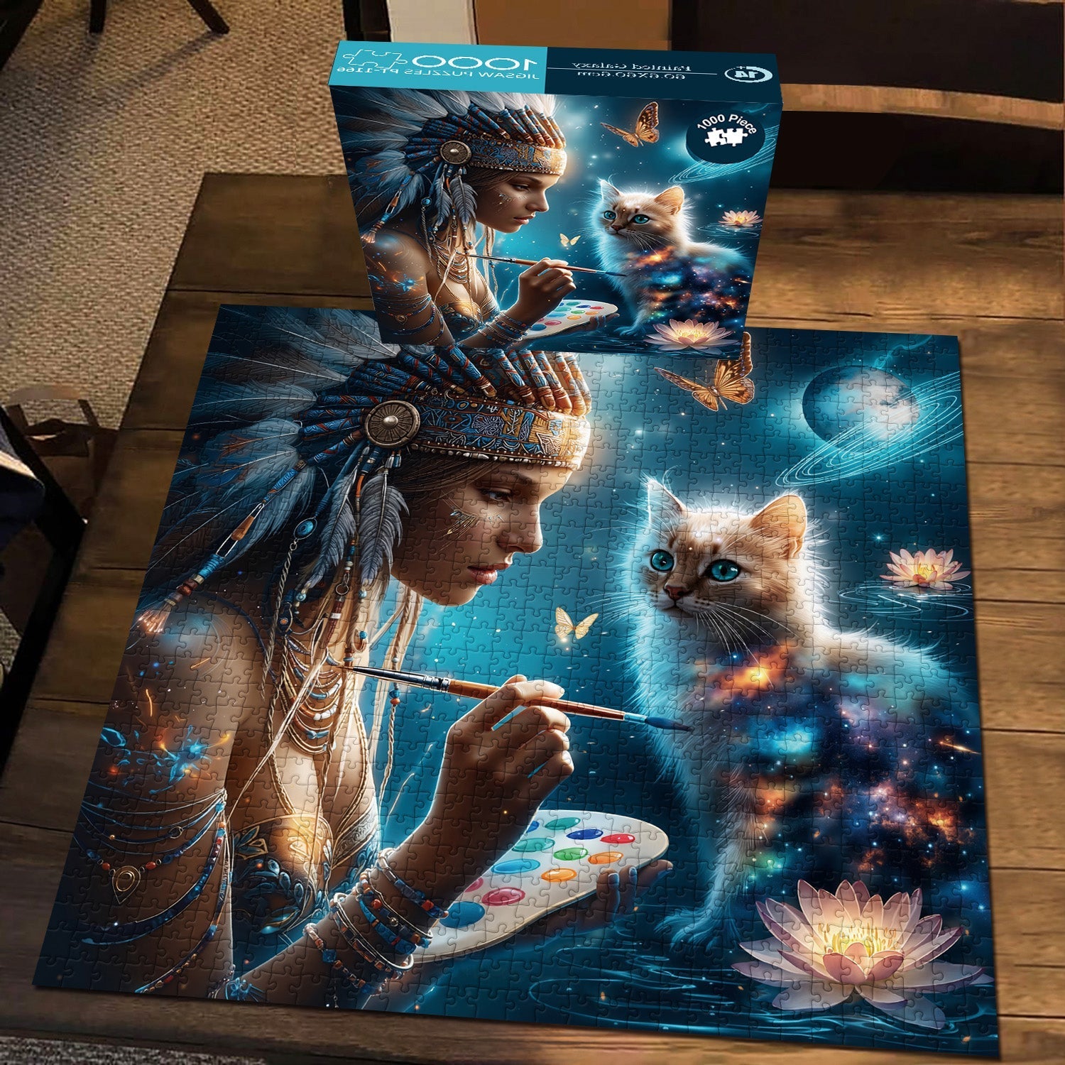 Painted Galaxy Jigsaw Puzzle 1000 Pieces