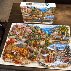 Four Seasons in Italy Jigsaw Puzzle 1000 Pieces