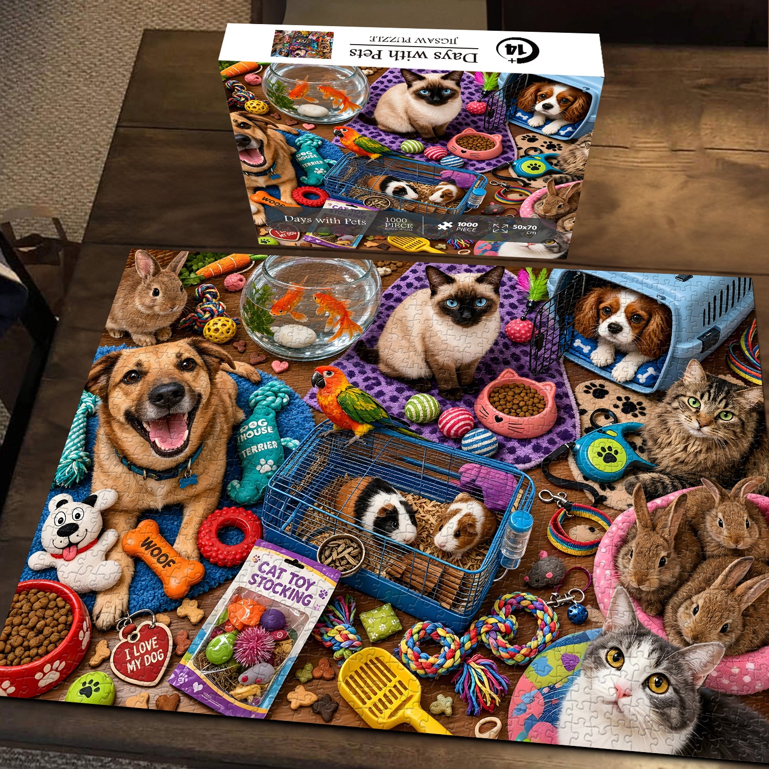 Days with Pets Jigsaw Puzzle 1000 Pieces