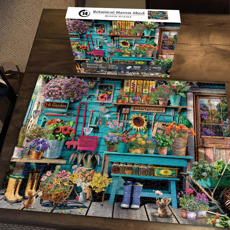 Botanical Haven Shed Jigsaw Puzzles 1000 Pieces