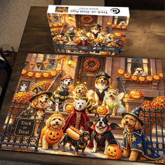 Trick-or-Treat Pups Jigsaw Puzzle 1000 Pieces