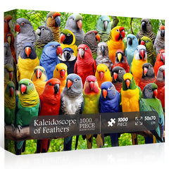 Kaleidoscope of Feathers Jigsaw Puzzle 1000 Pieces