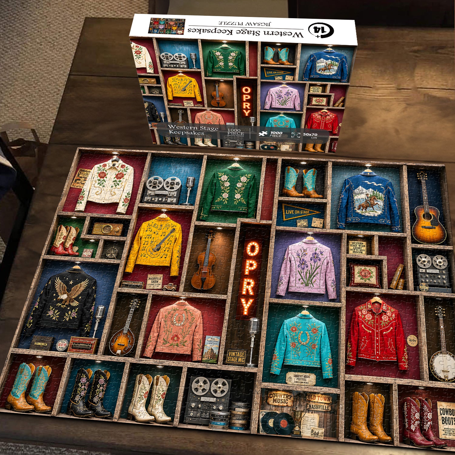 Puzzle Western Stage Keepsakes da 1000 pezzi