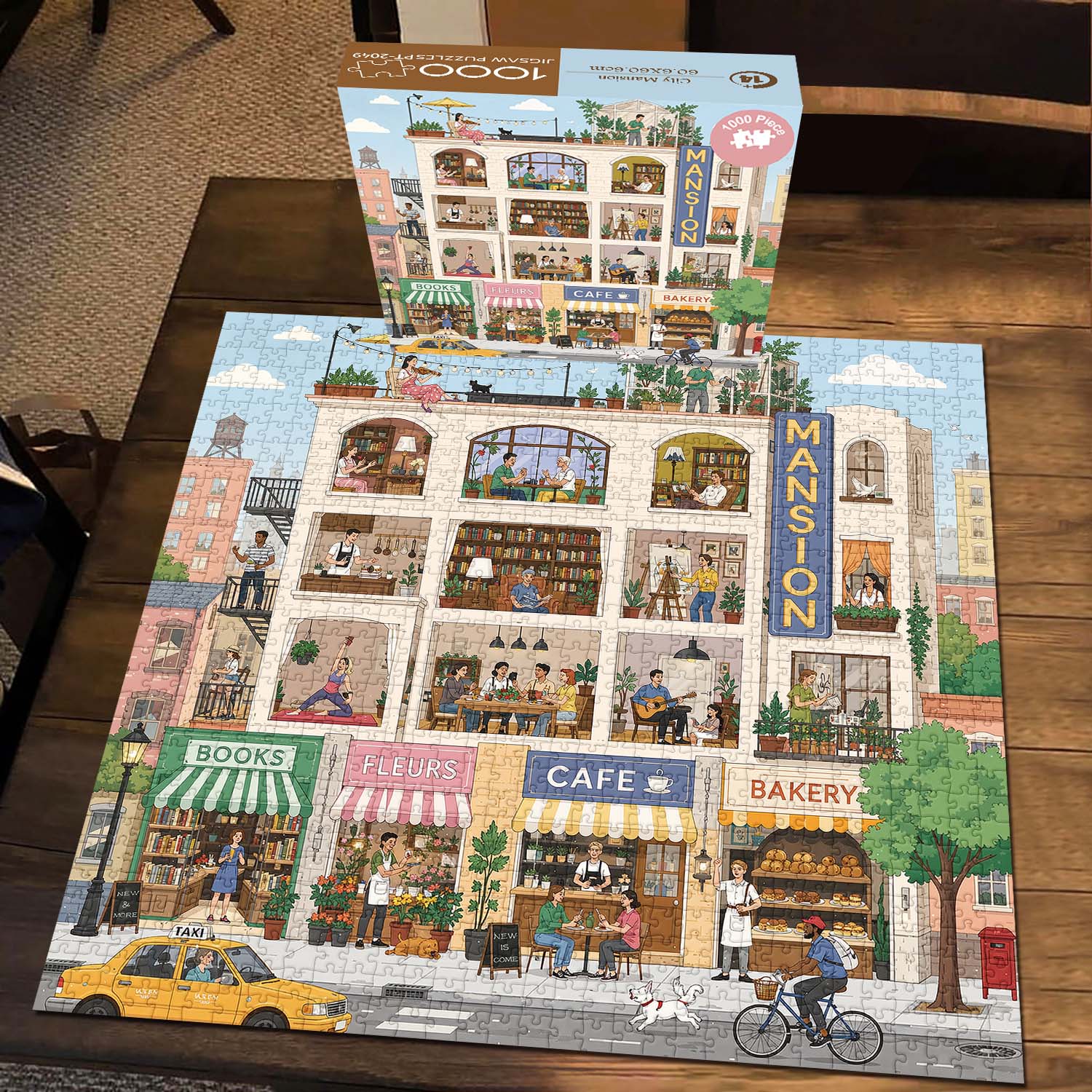 City Mansion Jigsaw Puzzle 1000 Piece