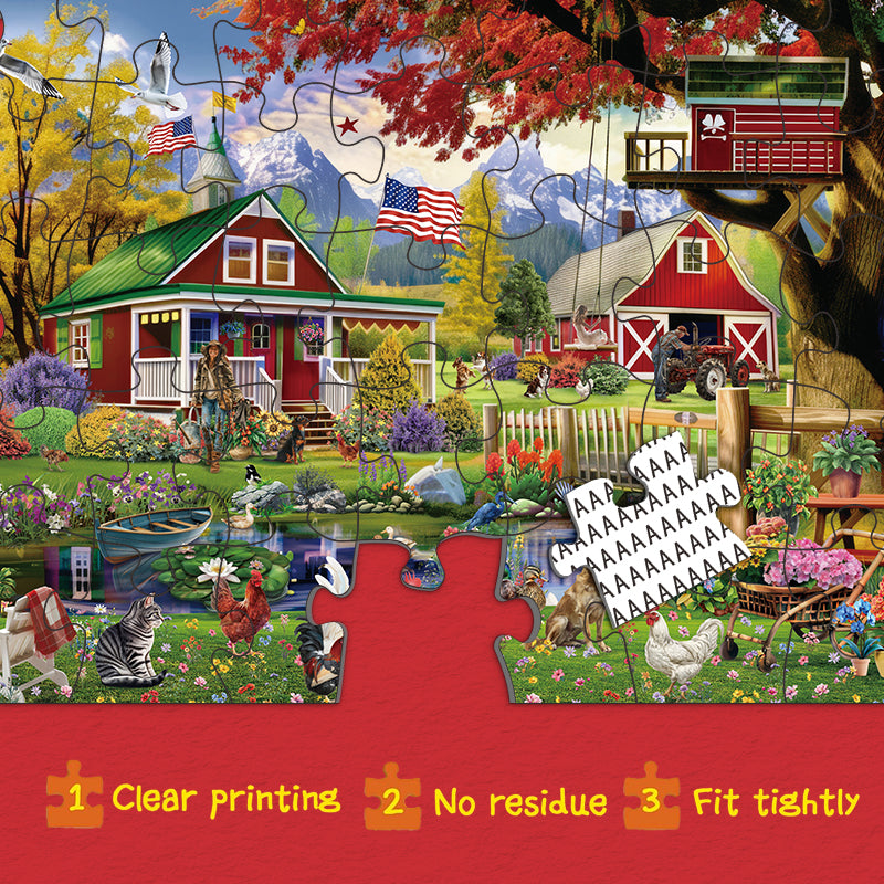 Rustic Haven Jigsaw Puzzles 1000 Pieces