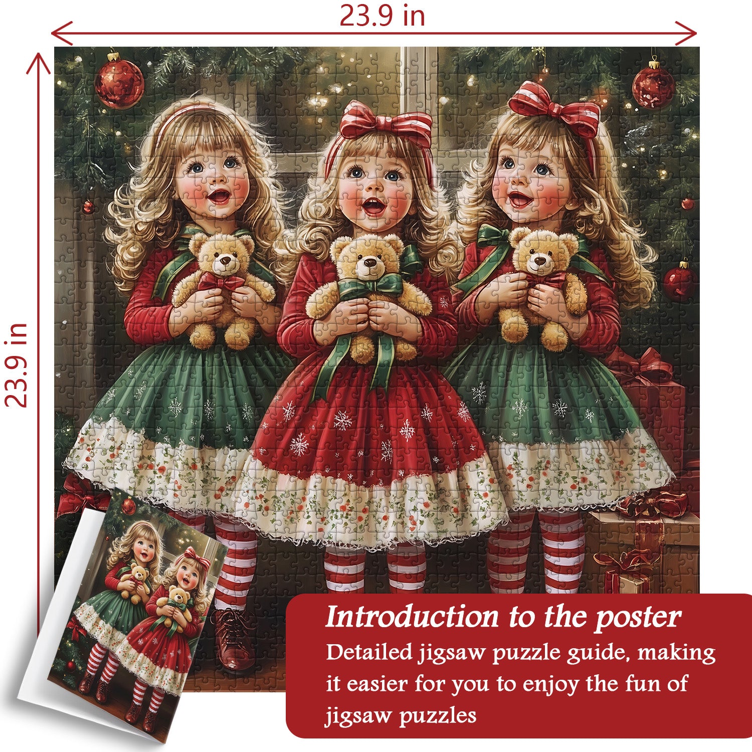 Caroling Christmas Angels Jigsaw Puzzle 1000 Pieces