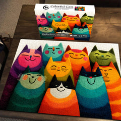 Colorful Cats Jigsaw Puzzle 1000 Pieces