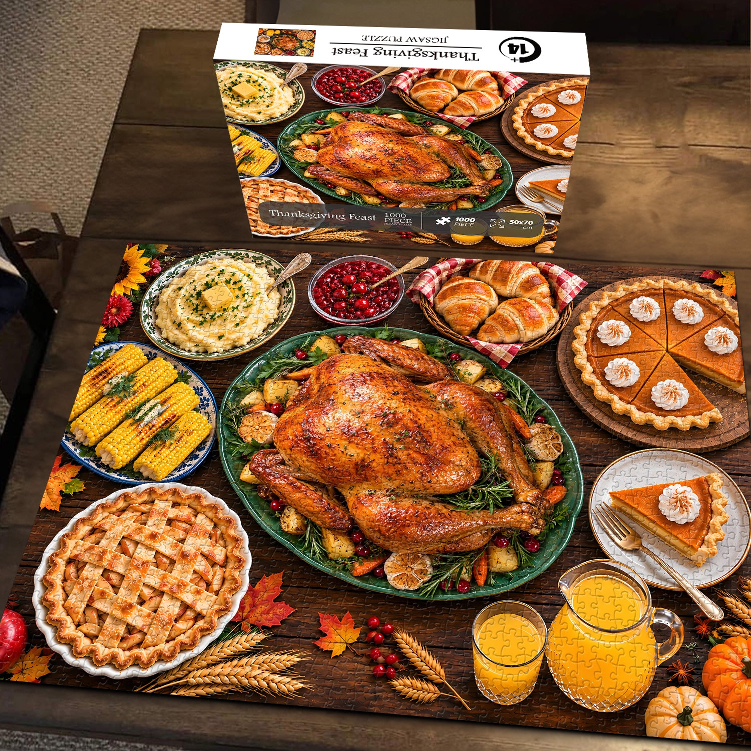 Puzzle Fête de Thanksgiving 1000 pièces