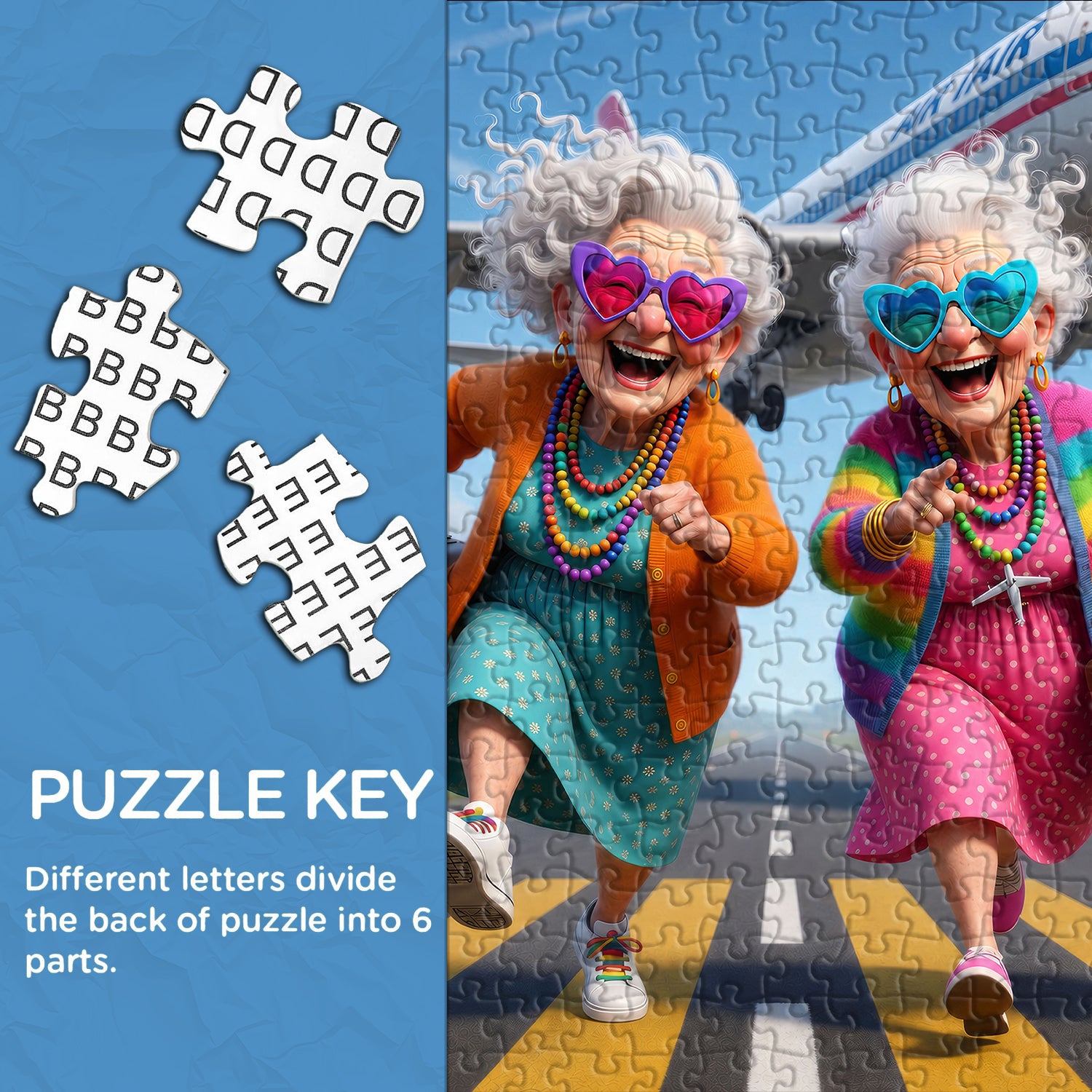 Puzzle Wanderlust Grannies 1000 pezzi