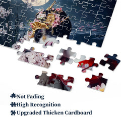 Moonlit Blossom Tranquility Jigsaw Puzzle 1000 Pieces