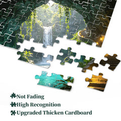 Turquoise Pool Grotto Jigsaw Puzzle 1000 Pieces