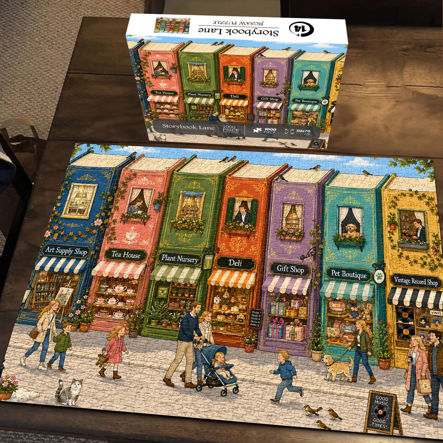 Storybook Lane Jigsaw Puzzle 1000 Pieces