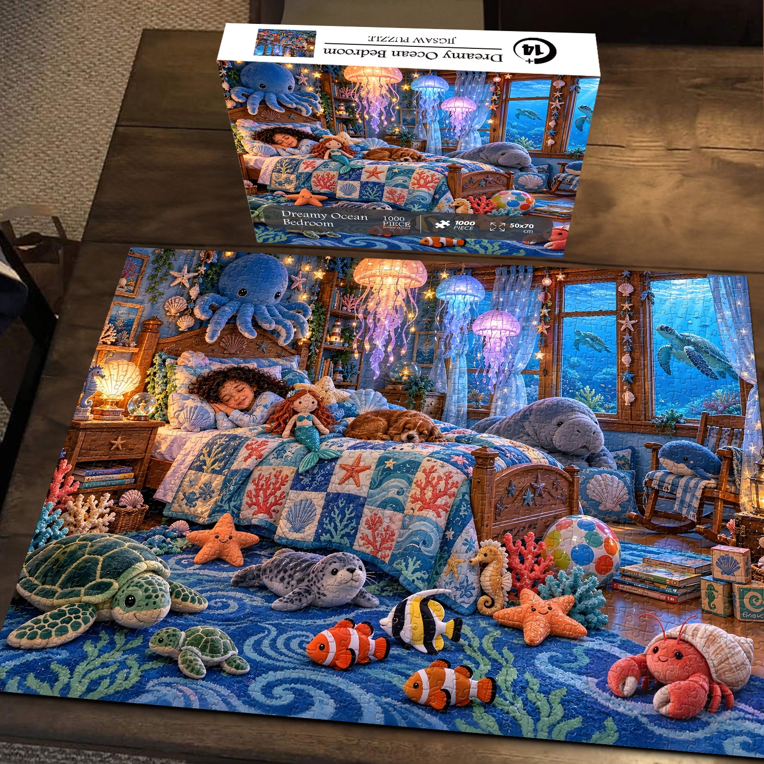 Dreamy Ocean Bedroom Jigsaw Puzzle 1000 Pieces