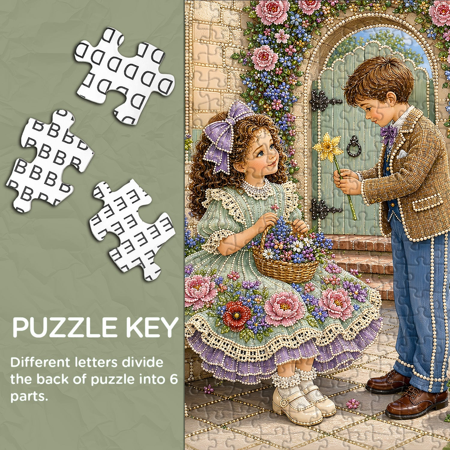 Floral Youth Jigsaw Puzzle 1000 Pieces