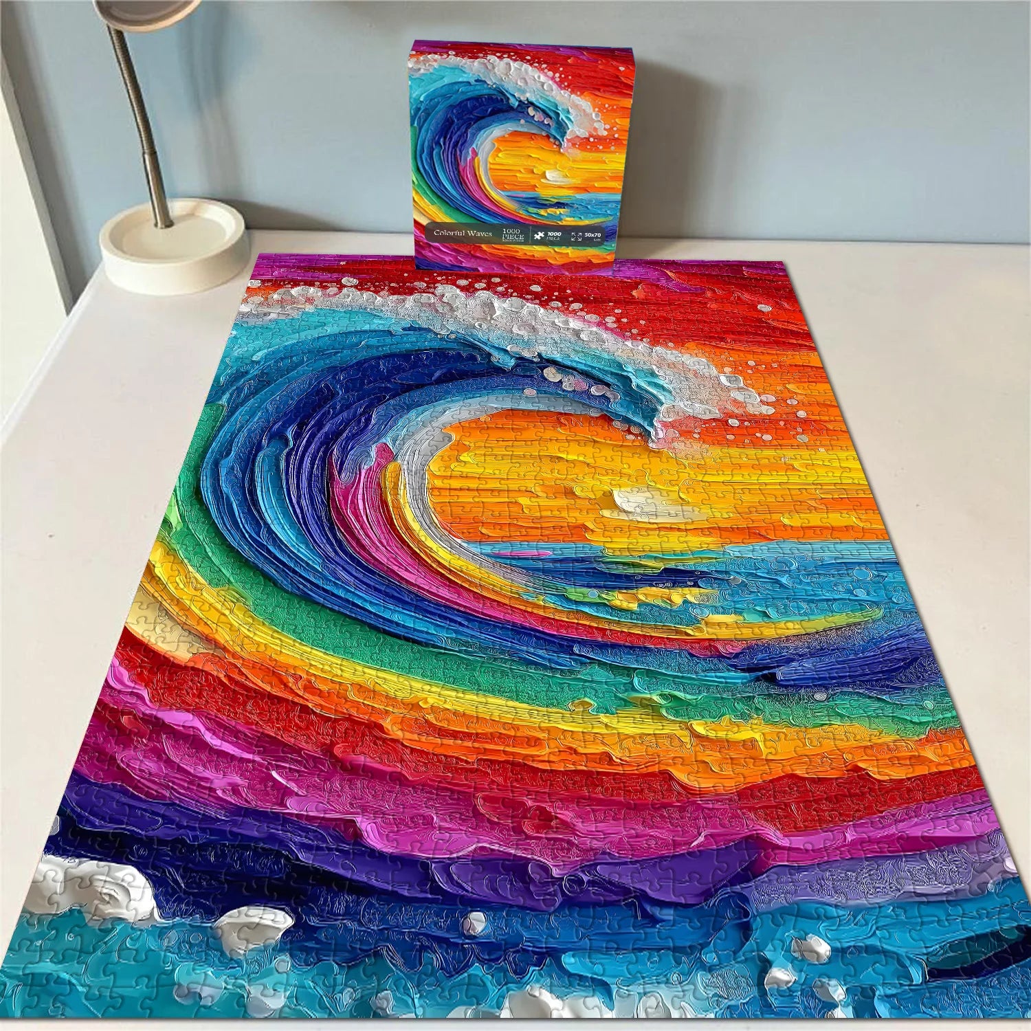 Vagues colorées puzzle de puzzle 1000 pièces