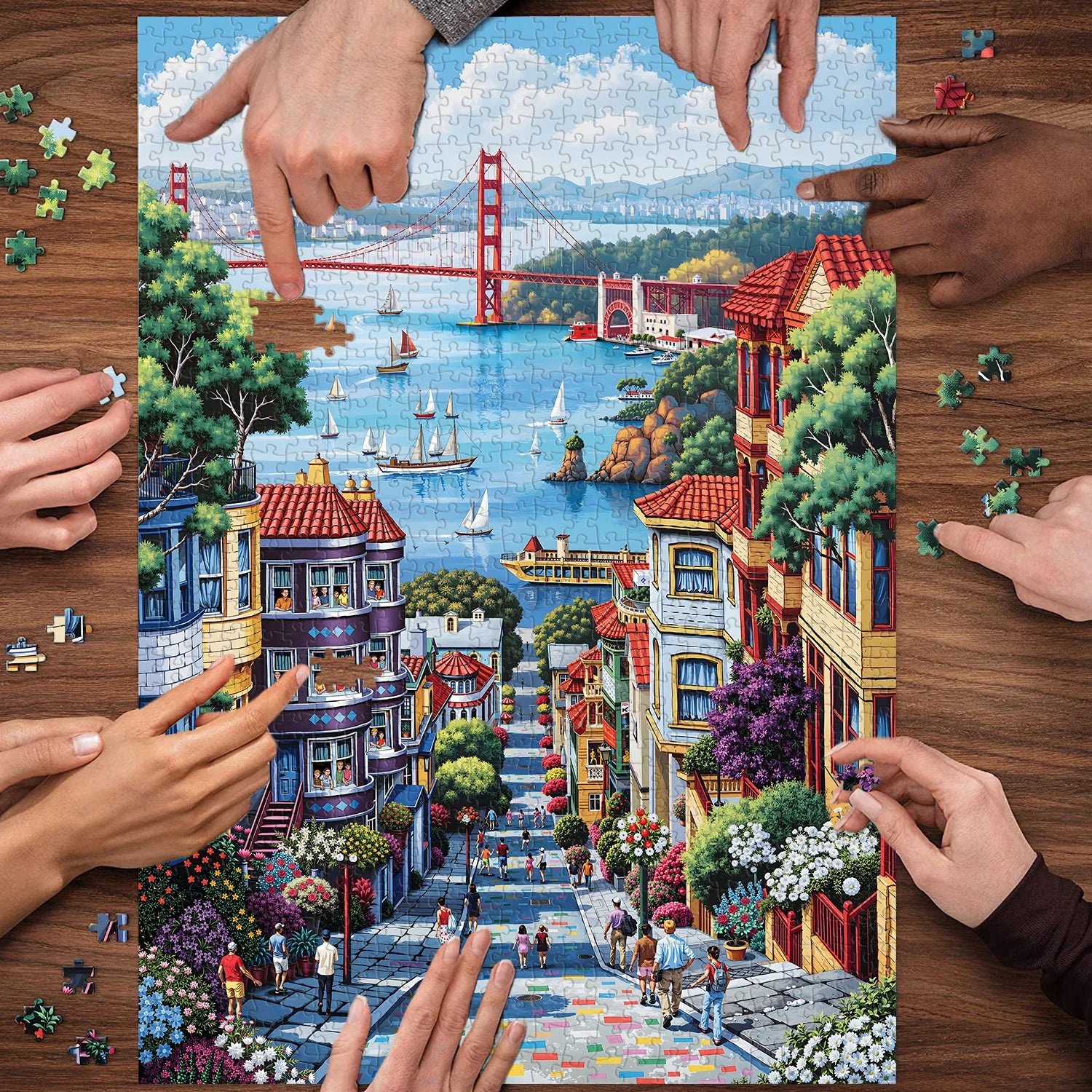Bay fascino puzzle puzzle 1000 pezzi