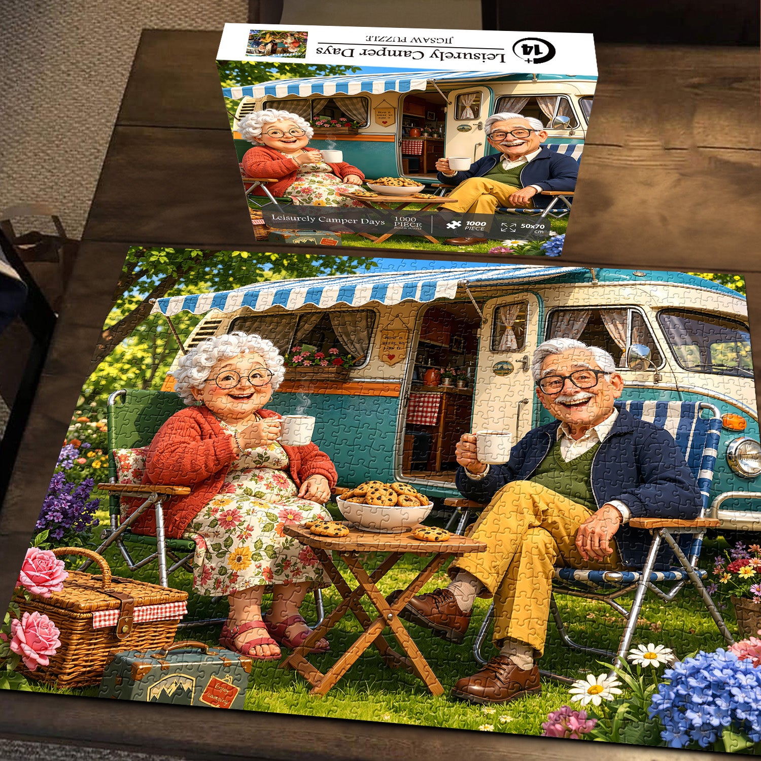Leisurely Camper Days Jigsaw Puzzle 1000 Pieces