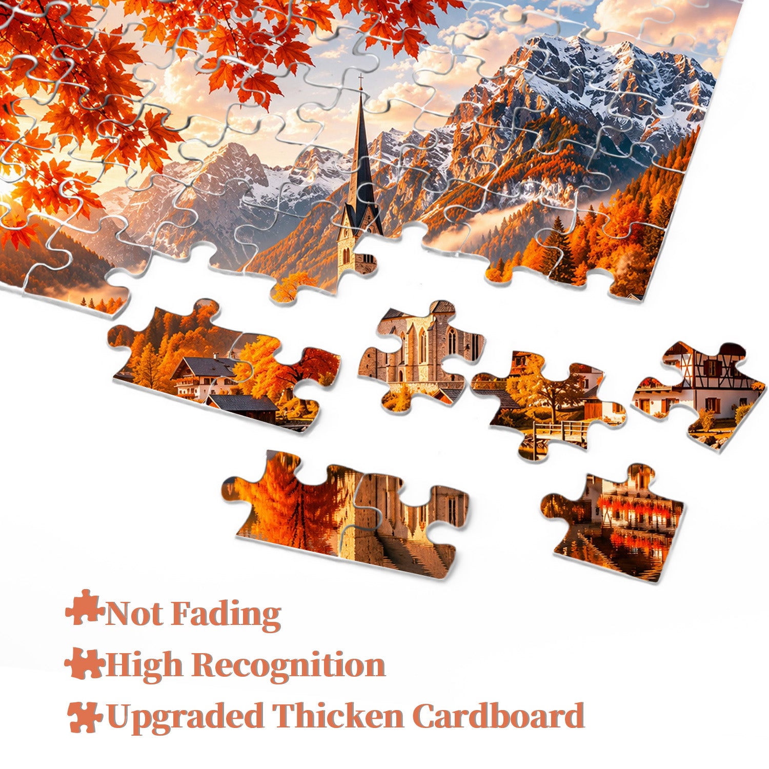 Alpine Autumn Scenery Jigsaw Puzzle 1000 Pieces