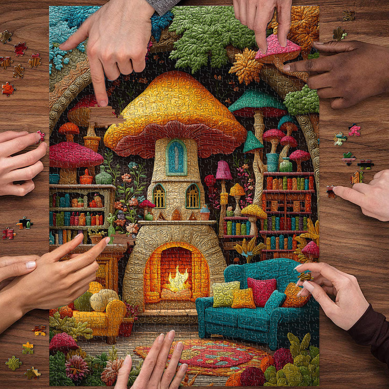 Puzzle di funghi puzzle 1000 pezzi