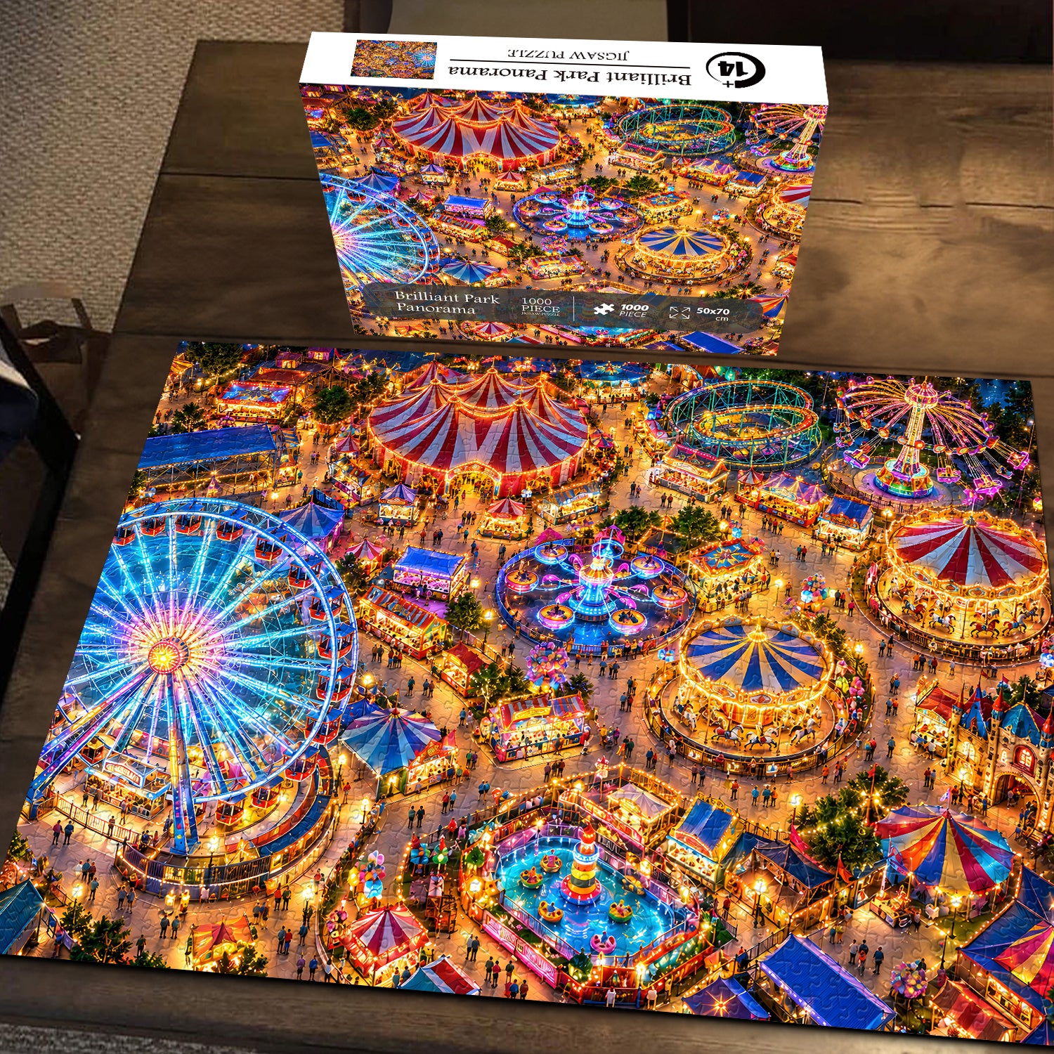 Puzzle Brilliant Park Panorama 1000 pièces