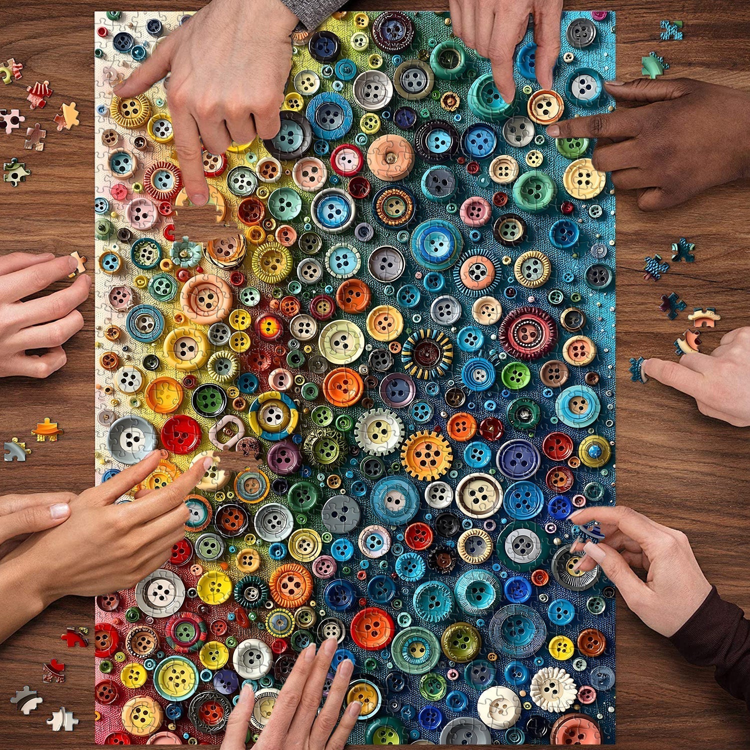 Button Treasure Puzzle Puzzle 1000 pièces