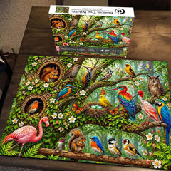 Blossom Tree Wildlife Jigsaw Puzzle 1000 Pieces