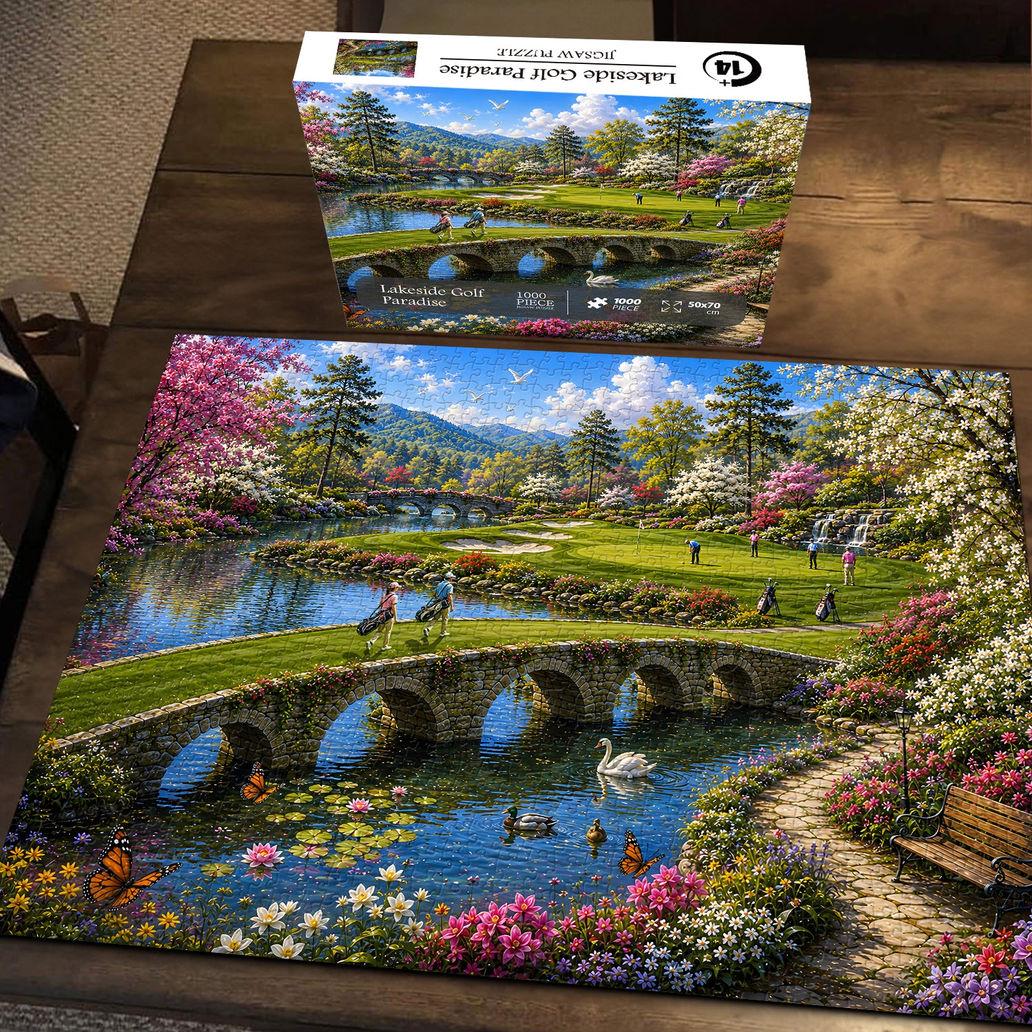 Lakeside Golf Paradise Jigsaw Puzzle 1000 Pieces