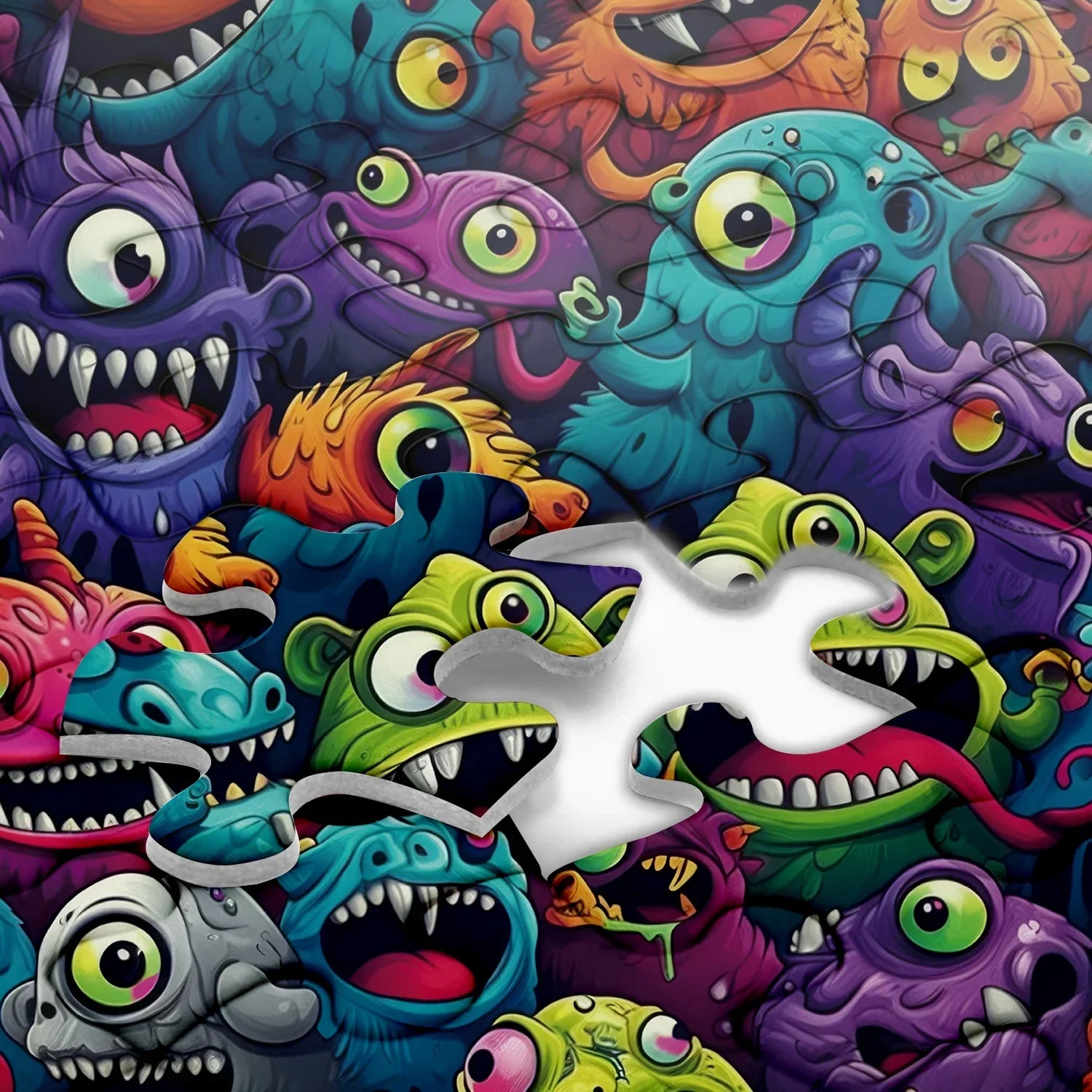 Mostro puzzle puzzle 1000 pezzi