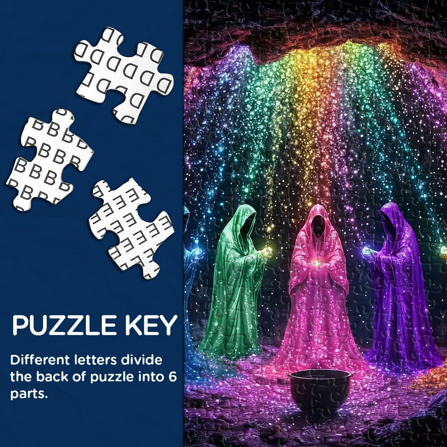 Puzzle Glowing Cave Mystics 1000 pezzi