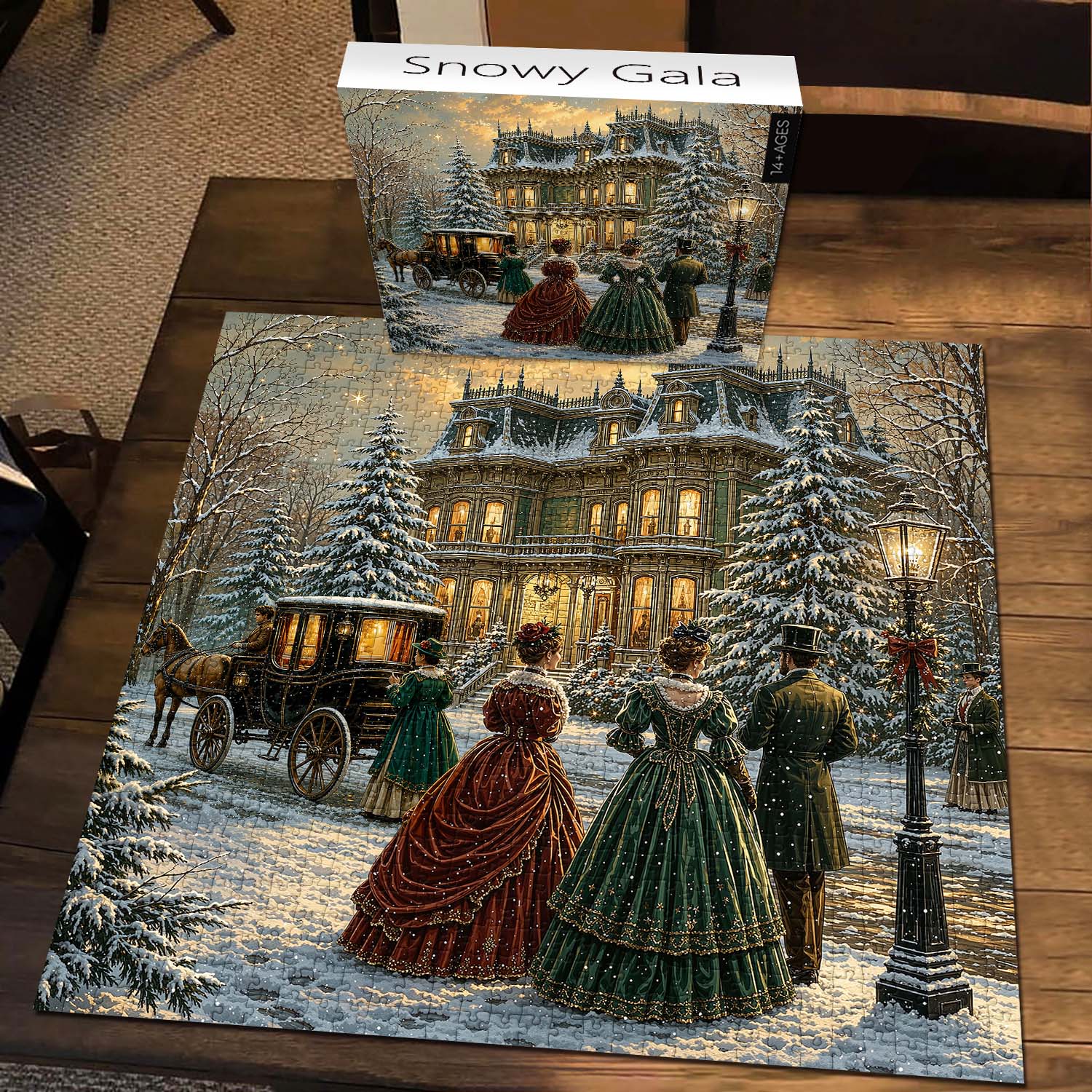 Snowy Gala Jigsaw Puzzle 1000 Pieces