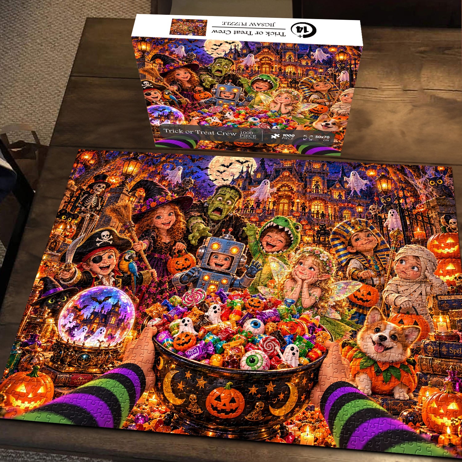 Trick or Treat Crew Jigsaw Puzzle 1000 Pieces