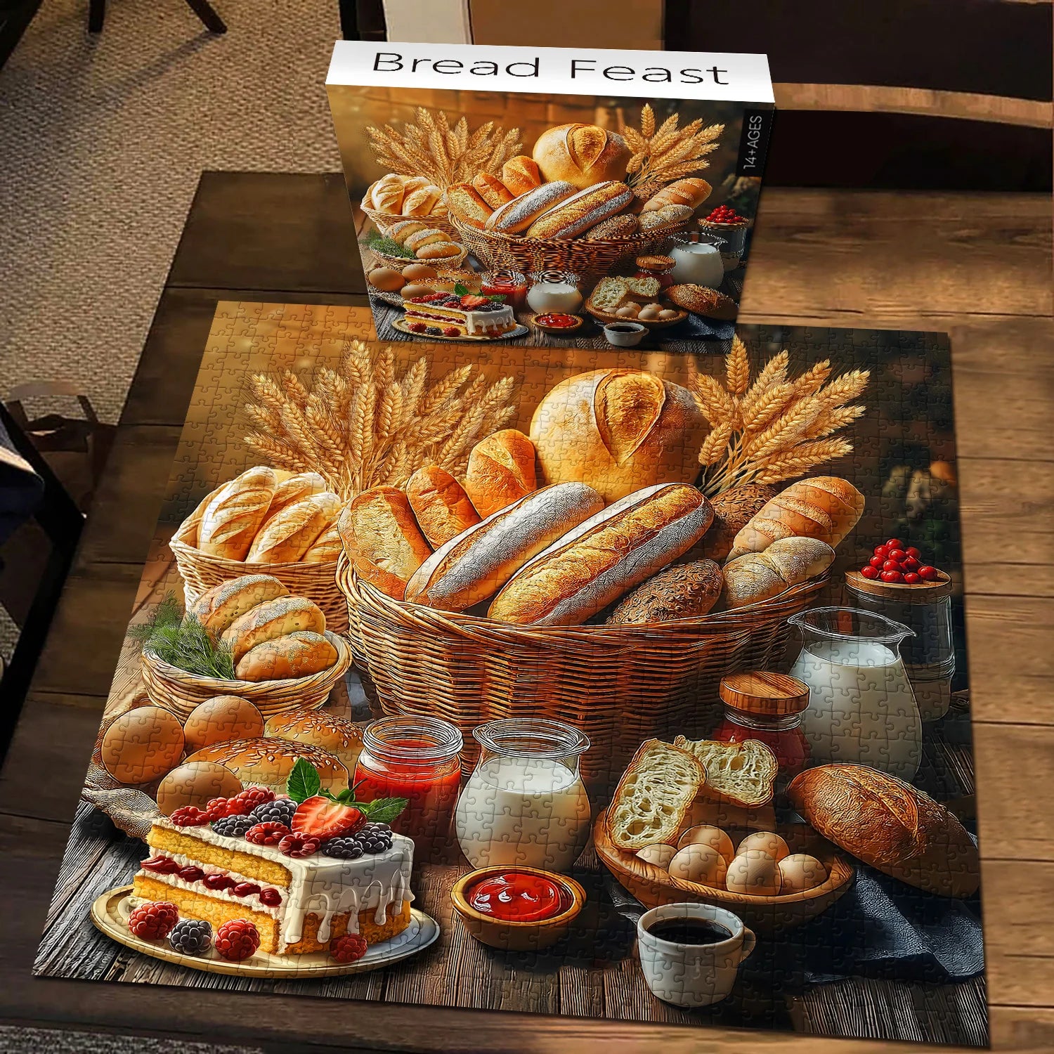 Pain festin puzzle 1000 pièces