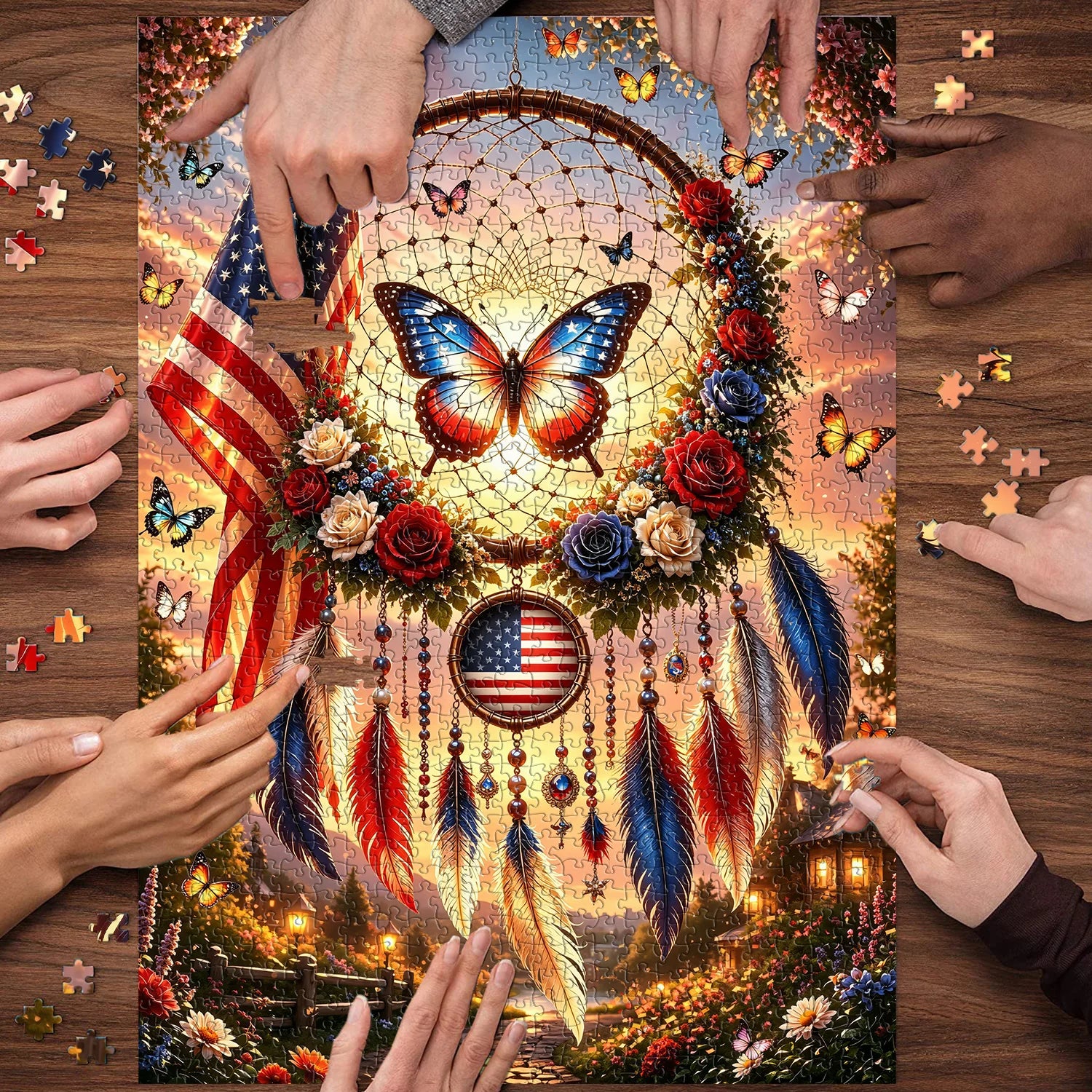 Sternenhimmel-Traumfänger-Puzzle, 1000 Teile
